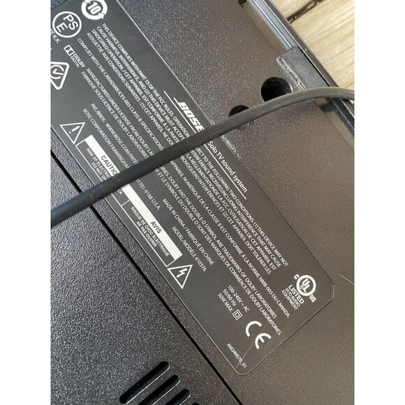 Bose 410376 Solo TV Sound System w/ Original Remote - Untested - Picture 5 of 9
